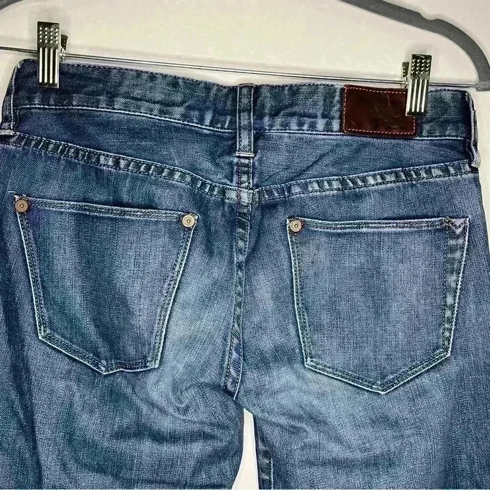 Madewell Rail Straight Jeans Medium Wash Straight Leg Denim Women’s Size 26x32 - Picture 8 of 9